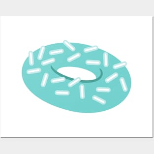 blue doughnut Posters and Art